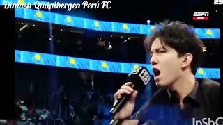 Dimash Canta el Himno de Kazajstán con Vigor y Patriotismo.