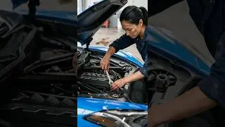 They doubted her skills just because she was a woman... The ending silenced the whole shop! 🤯🔧