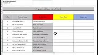 Proper, Upper & Lower Case in Ms Excel