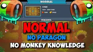 Bloonarius Normal Tutorial || No Monkey Knowledge + Free Hero || Voice-Commentary