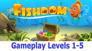 Fishdom Game All Levels 1 to 5 inc Mini Game | Playrix