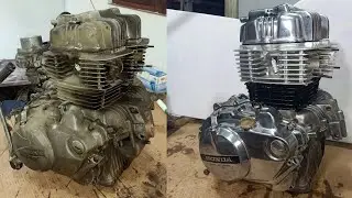 Honda CB250N Engine Restoration | CB250 Hawk Engine Restoration