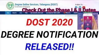 DOST 2020 DEGREE NOTIFICATION RELEASED!! | T App Folio | I AM A TEACHER