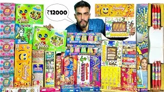 Diwali New Crackers Stash Worth ₹12000 - Unboxing & Testing 2024 | Yogesh 01