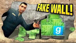 Building a HIDDEN Money Printing Base - Gmod DarkRP (Fake Wall)