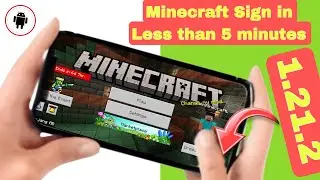 🔥How to sign in Minecraft PE 1.21.2 | Minecraft Sign in problem fixed | 2024 latest trick