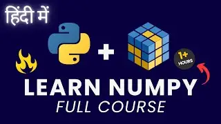 Python NumPy  Tutorial Hindi For Beginners in Hindi