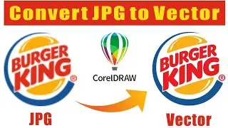 Jpg to vector in coreldraw | Convert JPG File To Vector In CorelDraw | JPG Image Ko Vector Me Badle