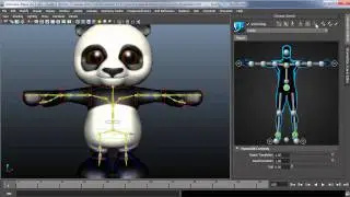 Setting up Human IK in Maya 2012 pt12 Control Rig Overview
