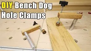 DIY Bench Dog Clamps - cheap and easy to make