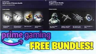 NEW FREE *EXCLUSIVE* World Series Of Warzone TWITCH PRIME Gaming Bundles (Amazon Bogged Down Bundle)