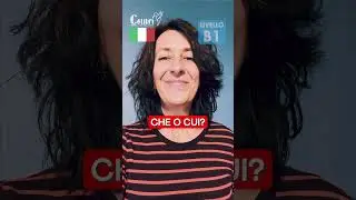 Che o cui? Esercizio B1 - Pronomi relativi Lingua Italiana 🇮🇹  