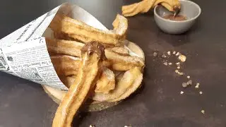 Recette de churros super rapide et facile à faire! Avec ou sans machine