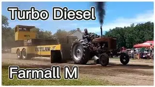 Cummins 4bt Powered Farmall M Sled Pulling July 3rd 2024 Gary SD