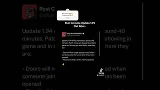 Rust Console Update 1.94 Out Now…