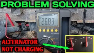 Charging System Problem on Volvo Truck FM 370 || Alternator NOT Charging Battery