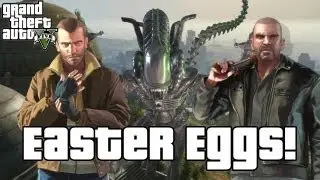 GTA V: Easter Eggs! Niko Bellic, Max Payne, Aliens and More!