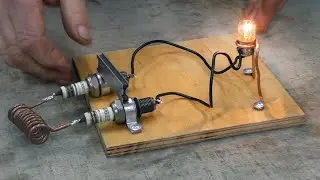 Разоблачение: Энергия из двух свечей и магнита | горит лампочка | Welding Machine