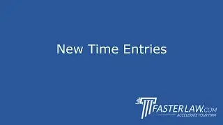 6.5.2: New Time Entries