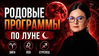 РОДОВАЯ КАРМА ПО ЛУНЕ🌛 Овен ♈ Лев ♌ Стрелец ♐