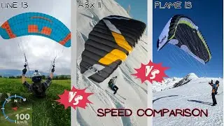 Speed comparison: Line 13 vs R3X 11 vs Flame 13 | Kronplatz