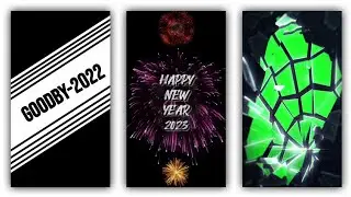 Happy New Year 2023 Green Screen | Happy New Year 2023 | Green Screen Status | Green Screen Template