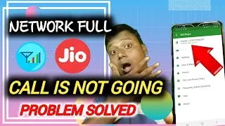 jio call ended problem solve || call does not go in jio|| 🔥jio network problem solution