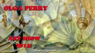 Olga Perry Art Show 2015. Monterey Bay California. studioOlga.com Delta Blue Blood