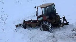 самодельный нож к трактору т-16