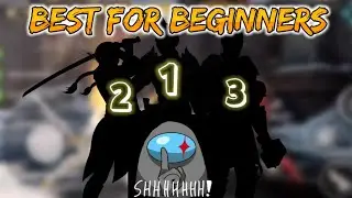 Top 3 best characters for beginners | easy characters | shadow fight arena