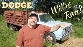 FORGOTTEN Dodge D300 Farm Truck - WILL IT RUN ?   Locked 360 Mopar