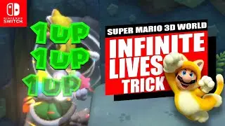 Super Mario 3D World | INFINITE LIVES TRICK still works on Switch Port