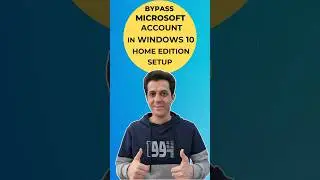 How to Install Windows 10 Home Edition With a Local Account #windows10installation
