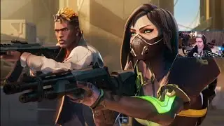 Shroud reaction on Valorant New Duality Cinematic video
