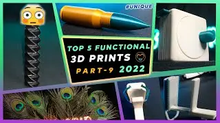 Top 5 Functional 3D prints | Part 9 | Thingiverse Trending 2022 | Functional 3D prints 2022