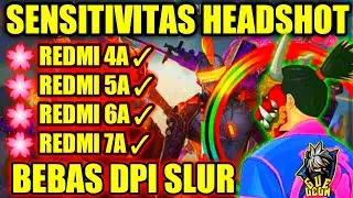 TANPA DPI‼️Sensitivitas Free Fire Terbaik Khusus Hp Xiaomi Redmi4A,5A,6A,7A Auto Headshot