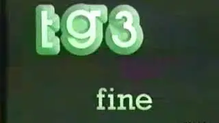 Окончание новостей и конец эфира (RAITRE Италия,1988)