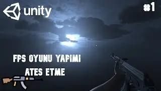 Unity FPS Gun Game Without Code Part 1 - Shooting - Unity Lessons