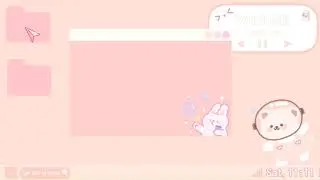 Cute Peach Computer Intro Template *No Text* (Repost)