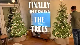 FINALLY Decorating the Trees | Vlogmas Day 21