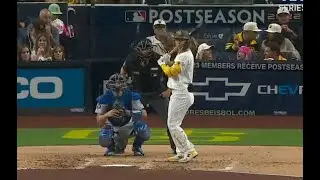 김하성, 디비전시리즈 3차전 [10/15] 타석 모음 3회 (파울2루타), Sandiego 파드리스 vs LA 다저스 [2022]
