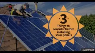 3 Things To Consider Before Installing Solar Panels