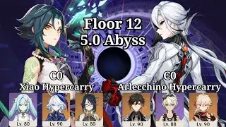 5.0 Spiral Abyss Floor 12 Xiao & Arlecchino | Genshin Impact