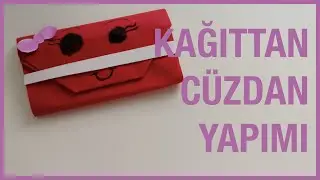 KAĞITTAN KOLAY CÜZDAN YAPIMI #DIY