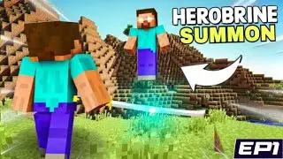 I Summon HEROBRINE By Mistake in Minecraft [Episode 1]