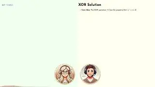 Find the Unique Element in a Sorted Array | Binary Search & XOR Magic | Audio Podcast