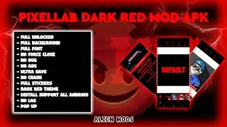 pixellab dark red mod apk | pixellab mod | mod | alien mods | 