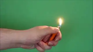 Free Green Screen ( Chroma Key ) Stock Footage - BIC Lighter