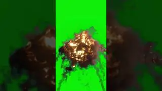 Bomb 💣 explosion green screen effect | No-Copyright #shorts #greenscreen