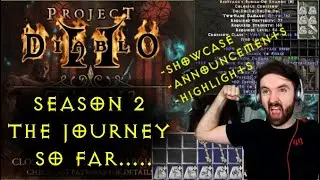 PROJECT DIABLO 2 | Season 2 So Far - Forb Sorc & Multizon, GG Items, Showcase & Future Content!